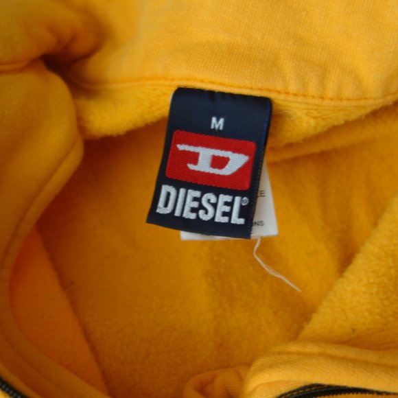 Diesel Orange & Green Made in Greece 100% Cotton Sweatshirt Size M - Picture 12 of 14